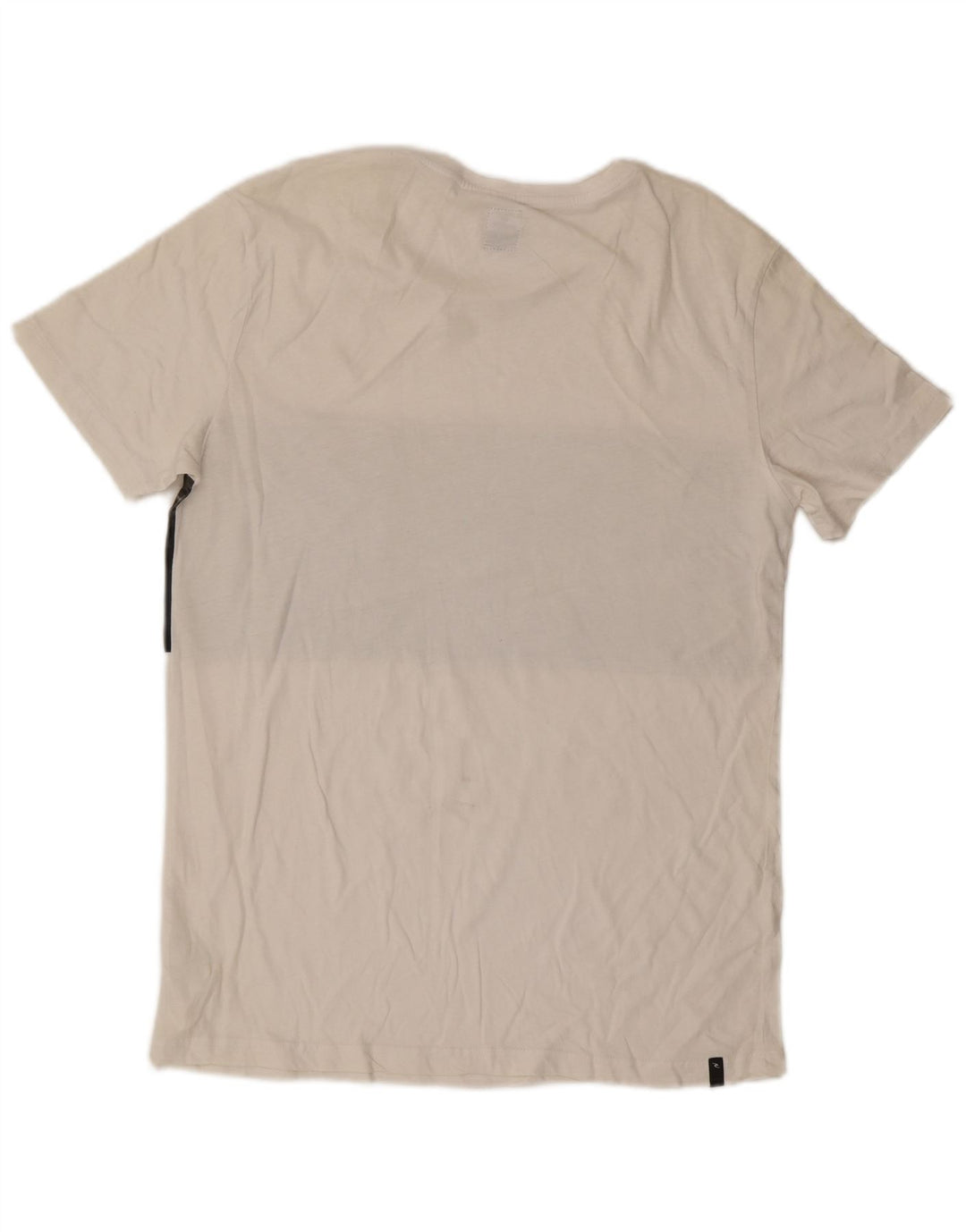 Rip Curl - Camiseta de corte estándar para hombre, parte superior mediana de algodón con bloques de color blanco