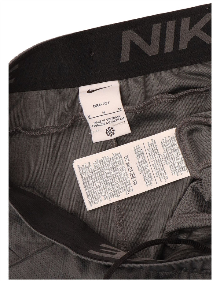 Pantalones cortos deportivos Nike Dri Fit para hombre Poliéster color block gris medio