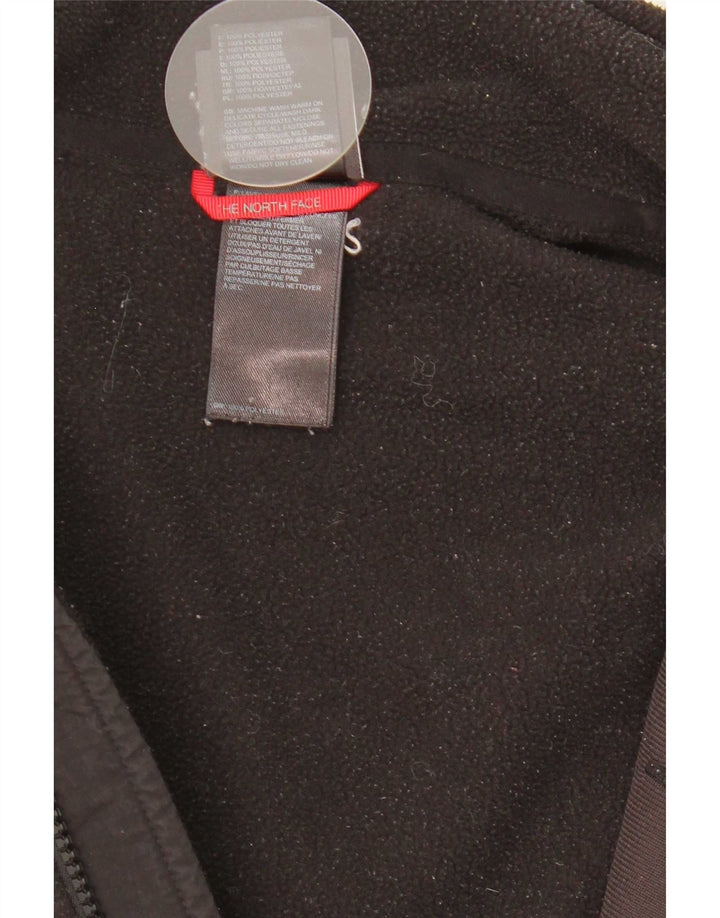 The North Face Chaqueta polar con forro gráfico para hombre, talla 40, poliéster negro grande