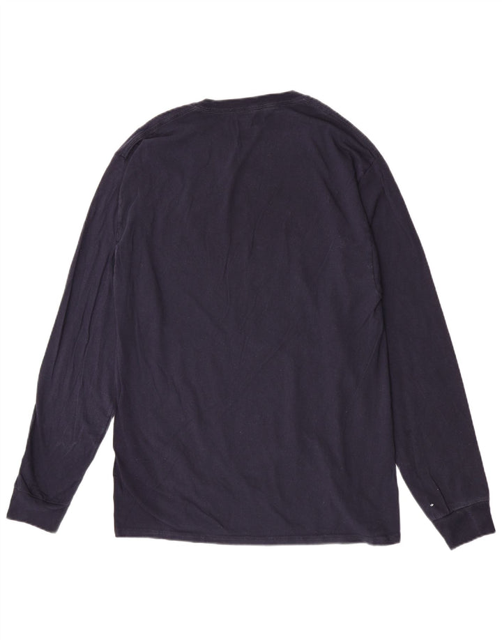 Champion Penn Graphic Top Manga Larga Grande Azul Marino
