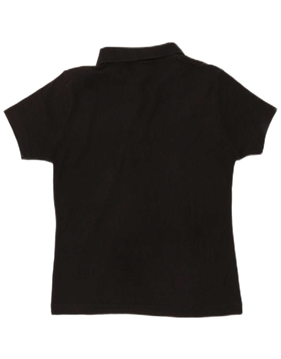 Polo Lacoste Mujer Talla 42 Grande Algodón Negro