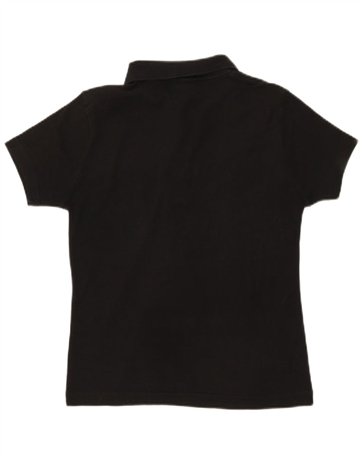 Polo Lacoste Mujer Talla 42 Grande Algodón Negro