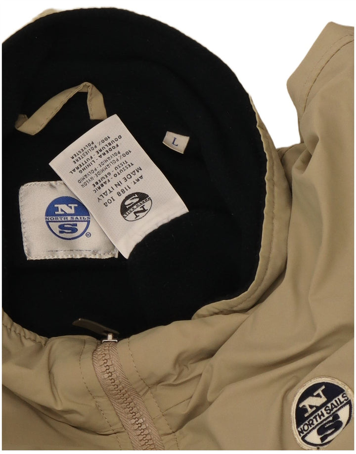 Chaqueta bomber para hombre North Sails UK 40 Large Poliamida beige