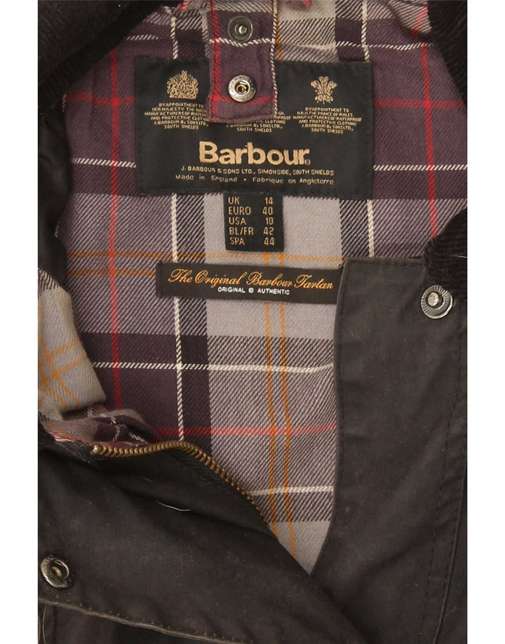 Barbour Chaqueta de algodón encerado para mujer Reino Unido 44 Gris grande