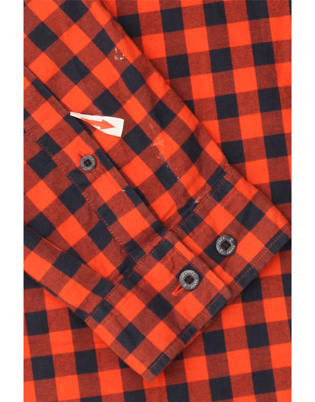 Camisa Jack & Jones Hombre Slim Fit XL Algodón Vichy Rojo