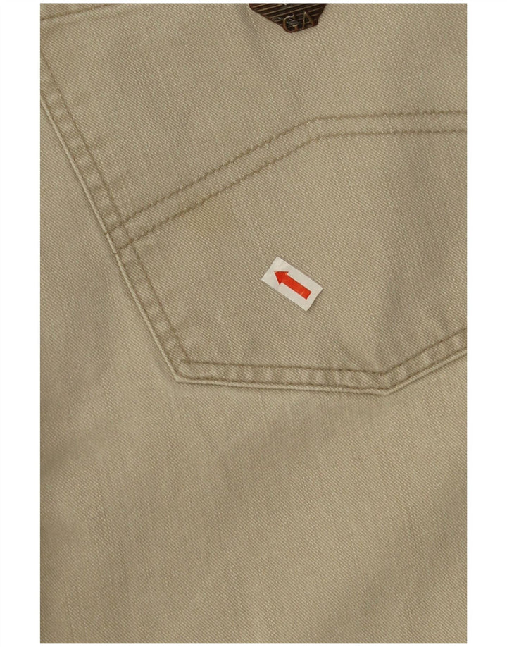 Armani Jeans Rectos Hombre W36 L28 Algodón Beige