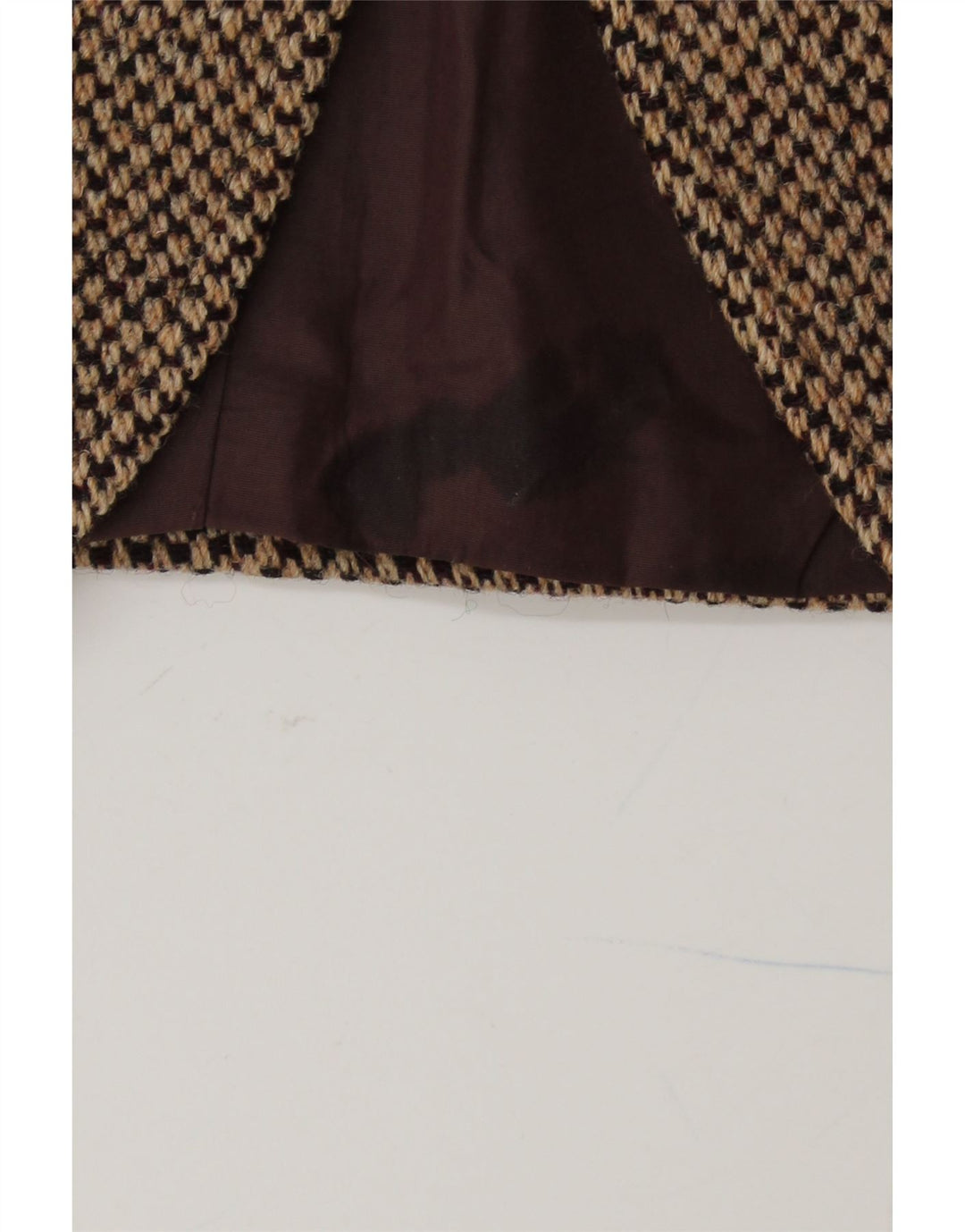 HARRIS TWEED Chaqueta tipo blazer de 3 botones para hombre UK 38 Marrón medio Lana virgen