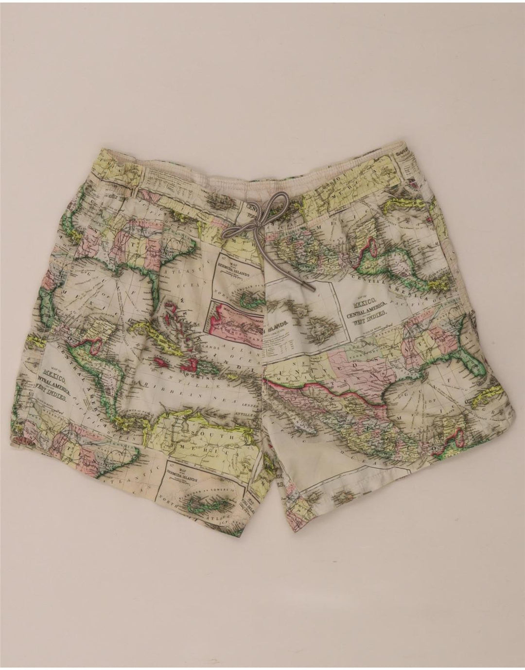 Saint Barth Hombre Bañador con Estampado Abstracto 2XL Multicolor
