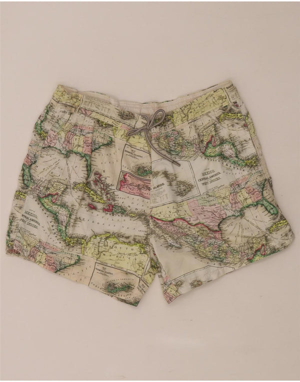 Saint Barth Hombre Bañador con Estampado Abstracto 2XL Multicolor