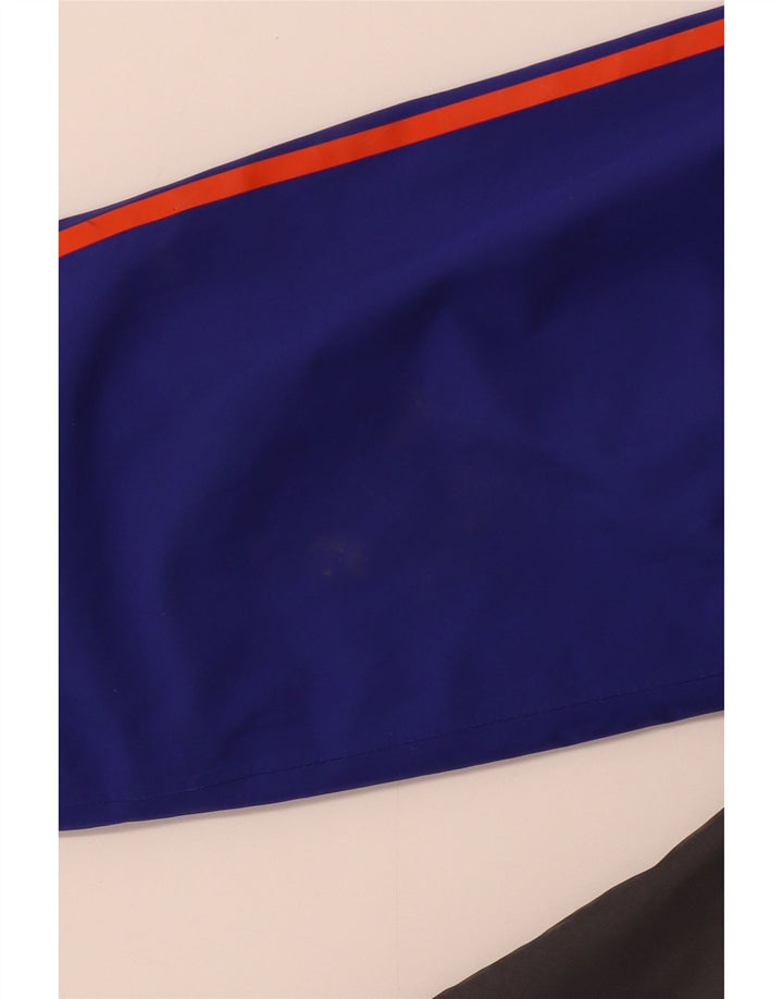ADIDAS Chaqueta cortavientos para hombre UK 36 Small Azul Colorblock Poliéster