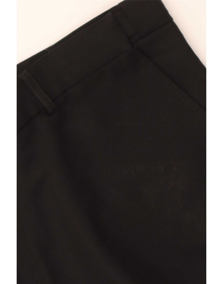 Farah Mens Tapered Chino Pantalones W42 L31 Poliéster Negro