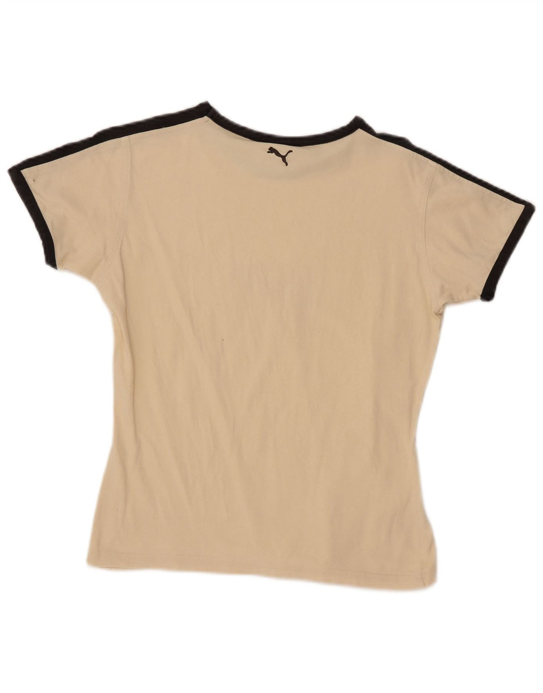 PUMA Camiseta gráfica para mujer UK 14 Large Off White