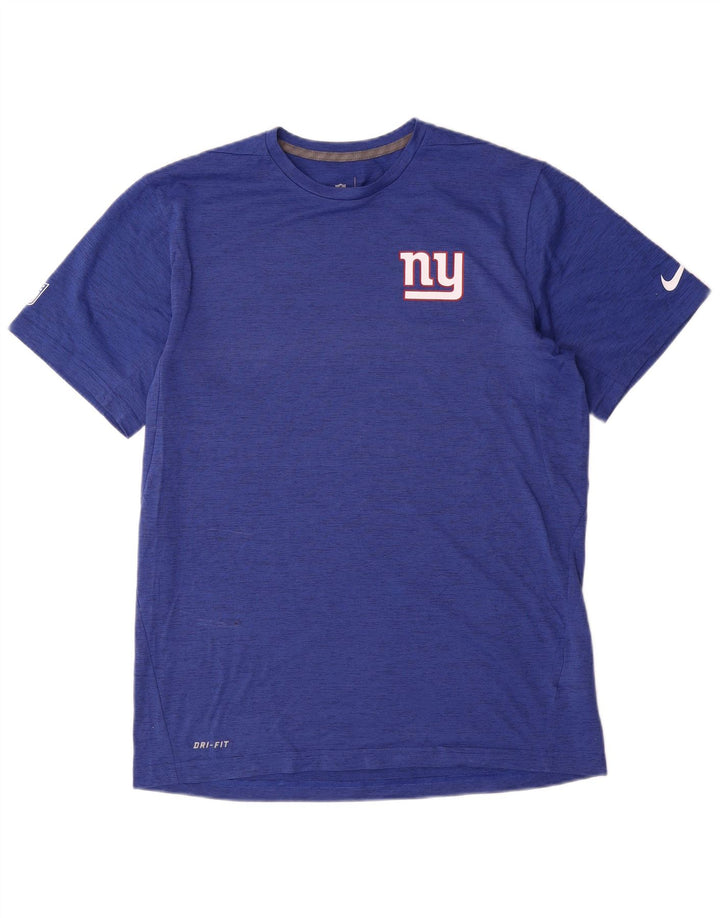 NIKE Camiseta gráfica para hombre Top Azul medio Poliéster