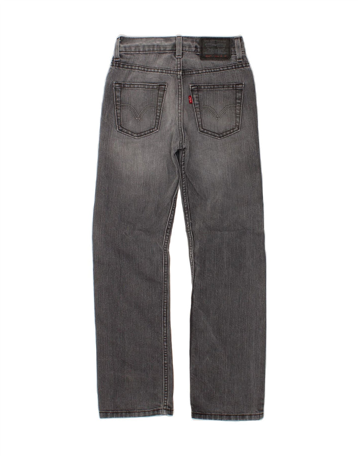 LEVI'S Boys 514 Slim Straight Jeans 9-10 Years W23 L25 Grey Vintage Levi's and Second-Hand Levi's from Messina Hembry 