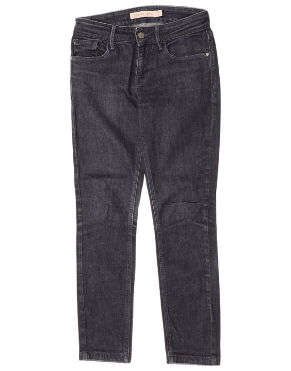 Vaqueros ajustados para mujer Calvin Klein W27 L27 Algodón azul marino