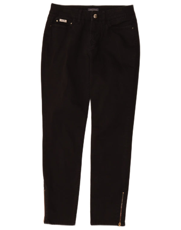 Tommy Hilfiger Jeans ajustados para mujer UK 4 Medium W28 L27 Algodón negro