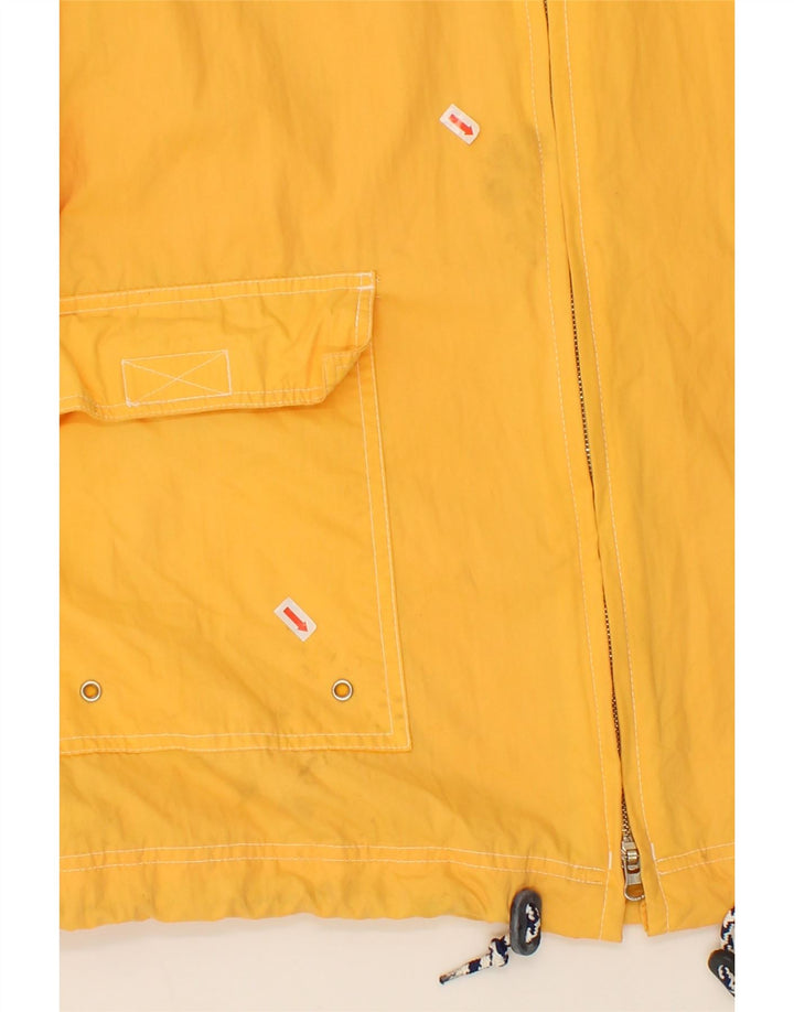 TIMBERLAND Chaqueta impermeable con capucha para hombre UK 40 Large Nylon amarillo