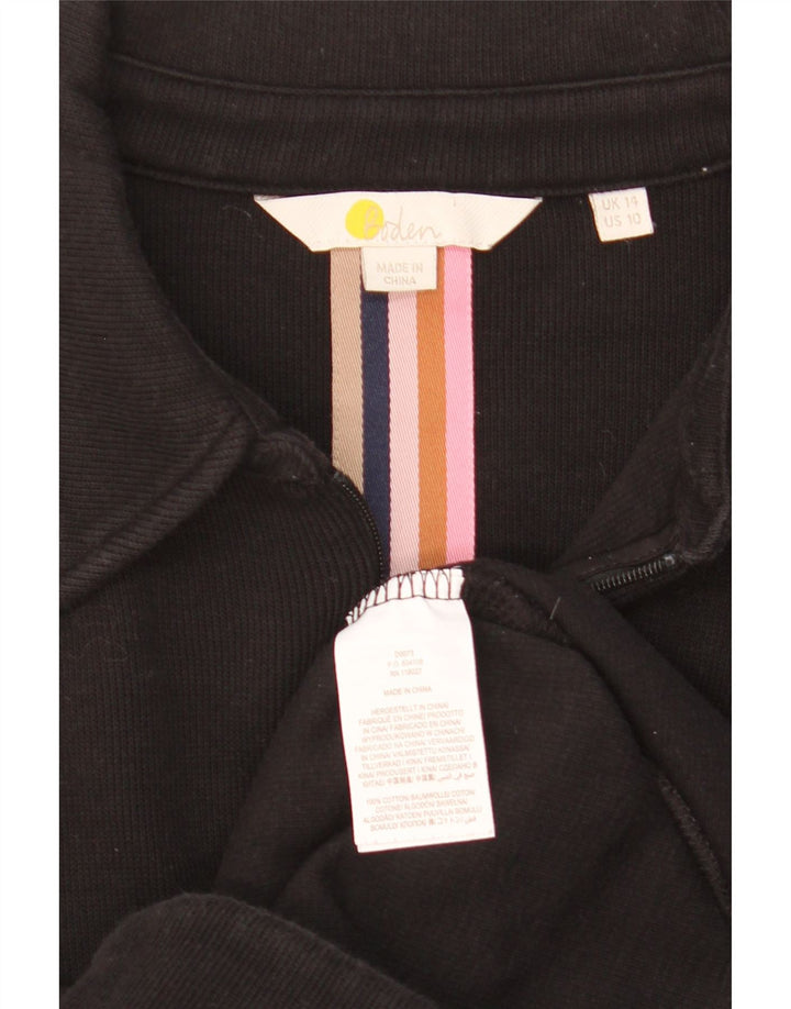 BODEN Vestido tipo jersey para mujer UK 44 Mediano Algodón negro