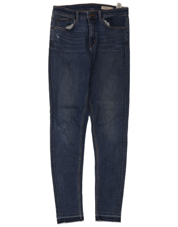 Marks & Spencer Jeans ajustados The Carrie para mujer Reino Unido 12 Medium W30 L30 Azul