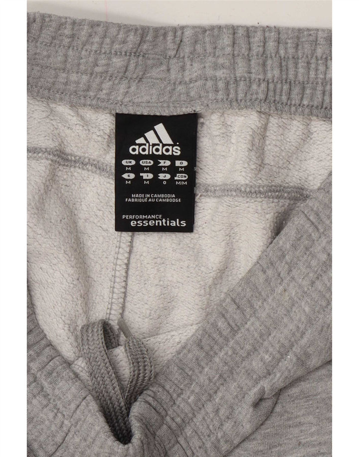 Adidas Hombre Pantalones De Chándal Joggers Gris Medio Algodón
