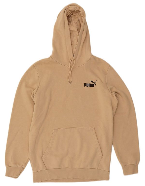 Puma - Sudadera con capucha para hombre, talla pequeña, color beige