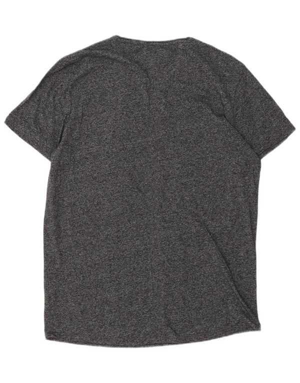 Tommy Hilfiger Camiseta Slim Fit para Hombre Top Grande Gris Moteado