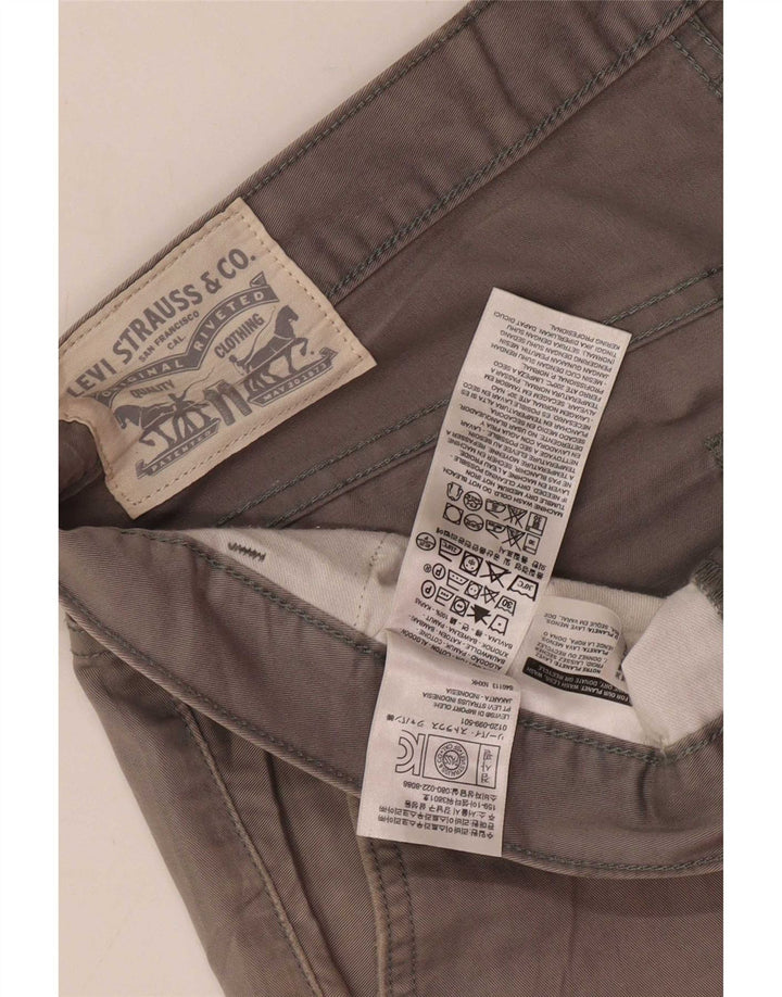 Levi's Pantalón chino regular para hombre W36 L32 Algodón gris