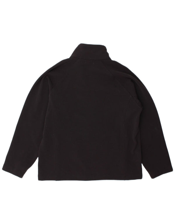 Kappa Chaqueta de Chándal para Mujer UK 40 XL Poliéster Negro