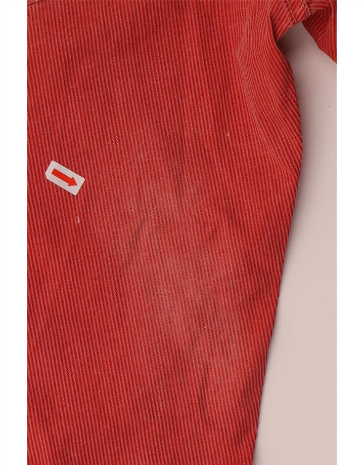 JECKERSON Pantalones rectos de pana para hombre W32 L33 Rojo