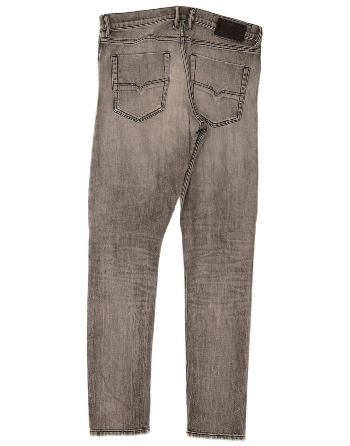 Diesel Vaqueros ajustados para hombre W32 L32 Algodón gris