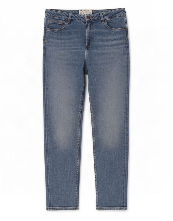 Vaqueros ajustados Sway para mujer de Fat Face UK 12 Medium W30 L27 Algodón azul
