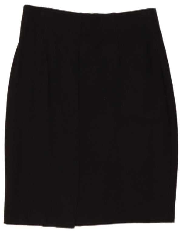 Marks & Spencer Falda lápiz para mujer UK 44 Large W32 Viscosa negra