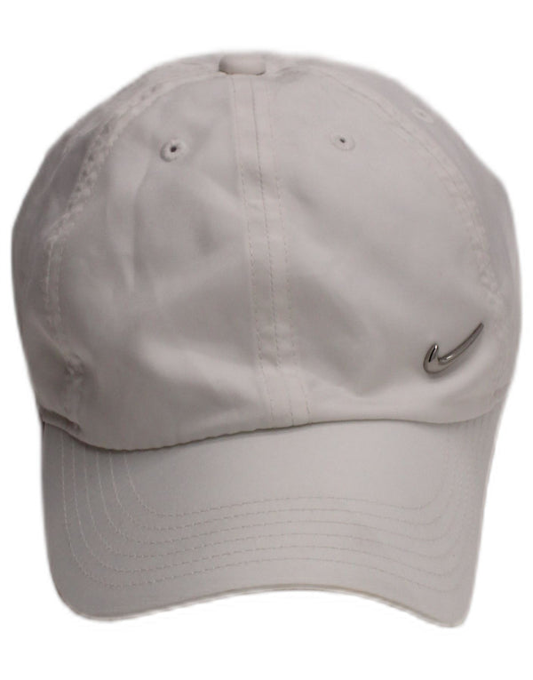 Gorra de béisbol Nike Heritage para hombre Talla única Poliéster blanco