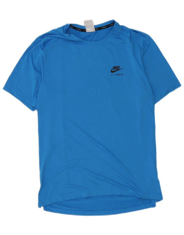 Nike Camiseta gráfica para hombre Top Small Azul Poliéster