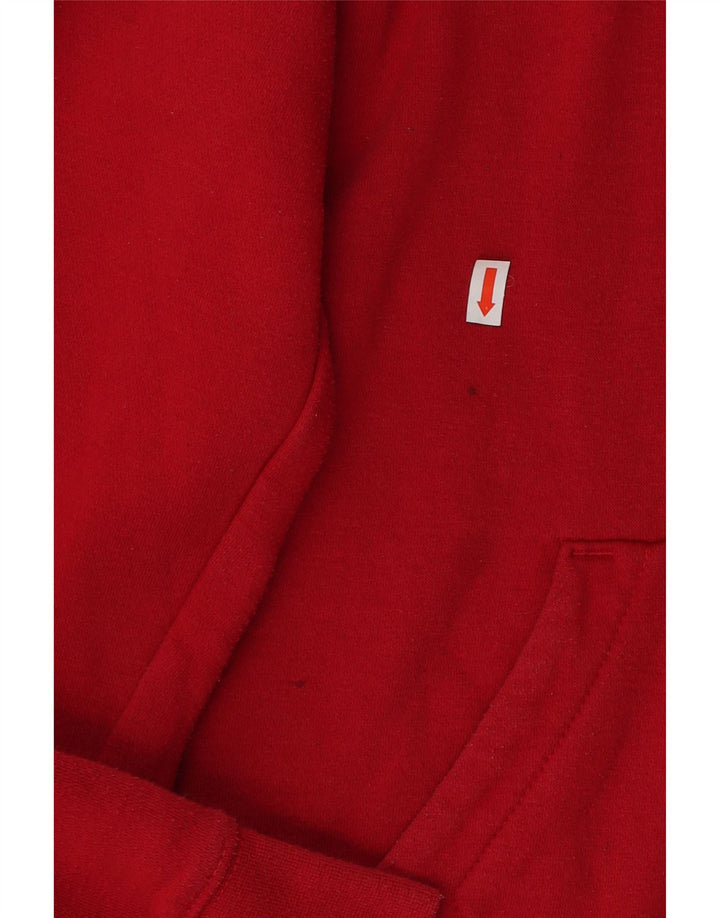 JORDAN Sudadera con capucha para niños 12-13 años Grande Rojo Algodón