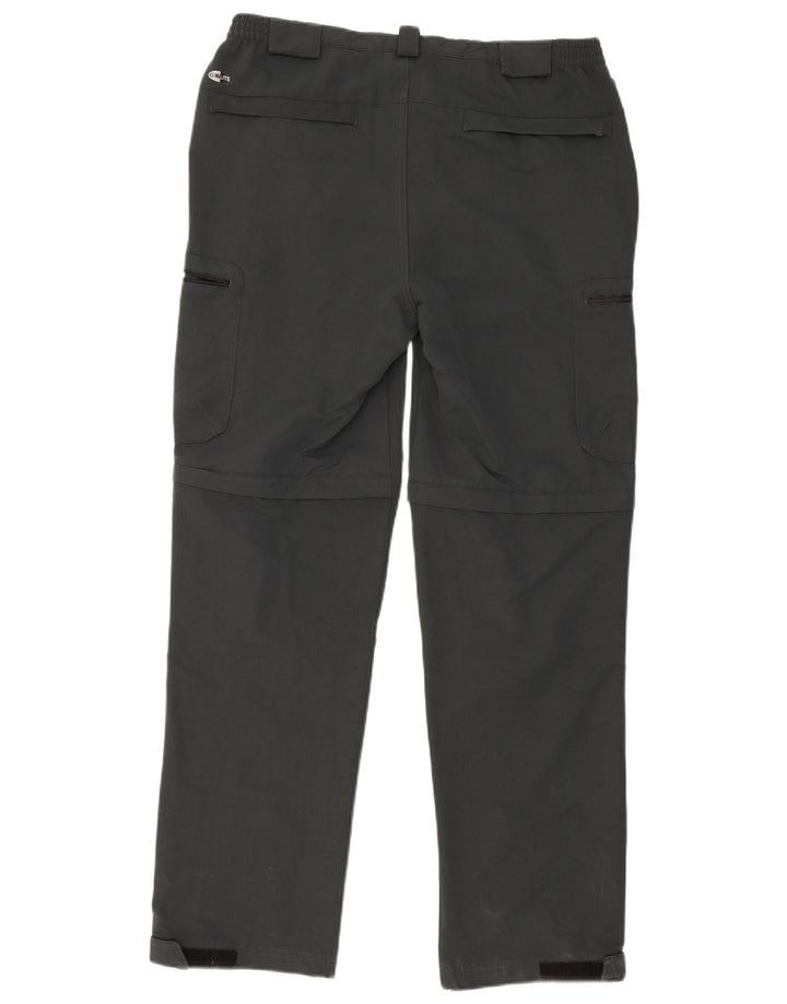 ADIDAS Pantalón cortavientos recto Clima 365 para hombre W36 L34 Gris