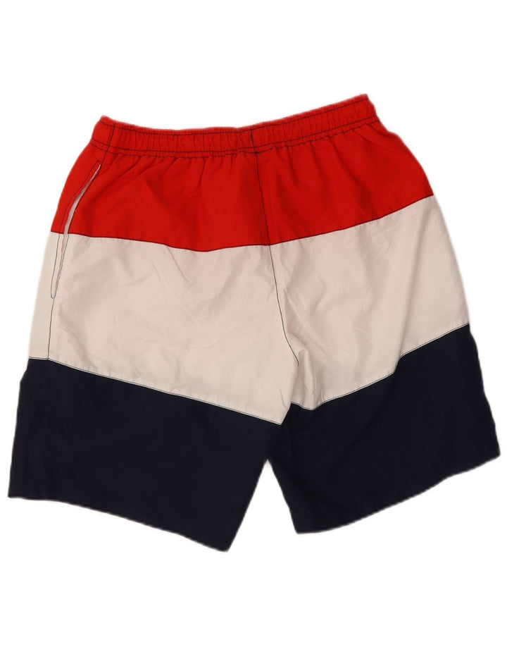 Fila Bañador para hombre, talla grande, poliéster color block multicolor