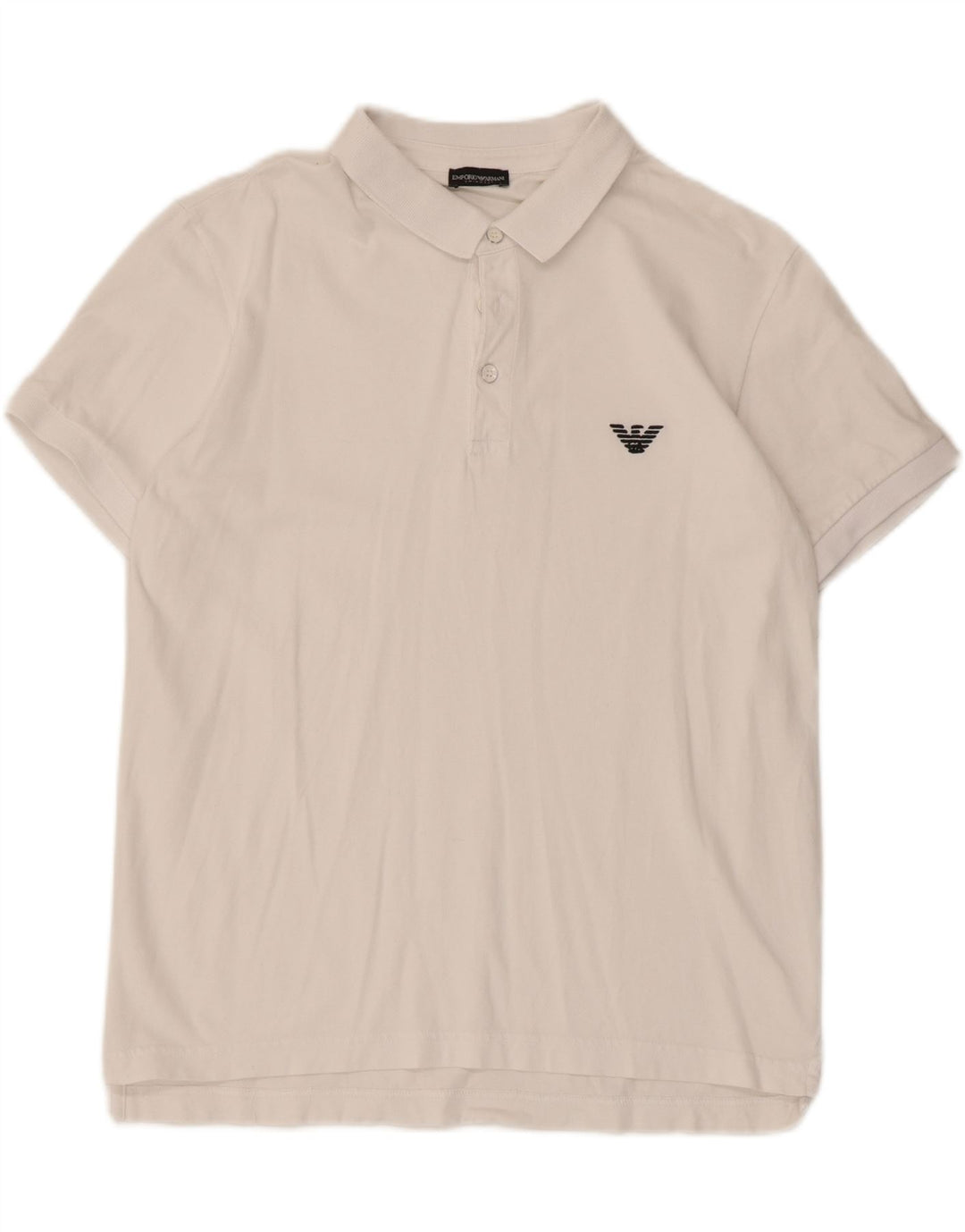 Emporio Armani Polo Hombre Blanco Mediano