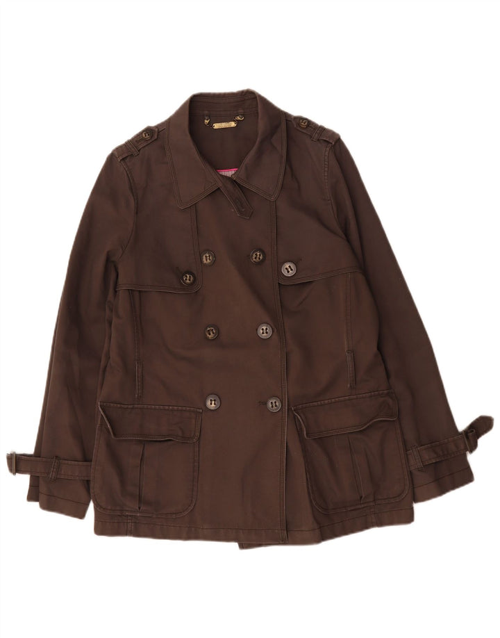 Marks & Spencer Gabardina Autograph para mujer Reino Unido 44 Algodón marrón medio