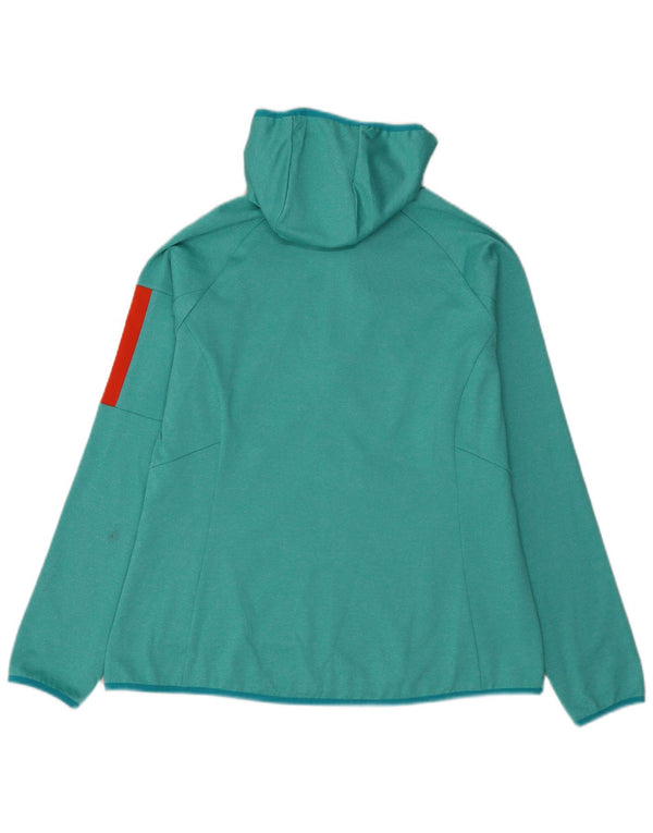 Jack Wolfskin Chaqueta superior de chándal para mujer UK 40 Grande Verde Colorblock