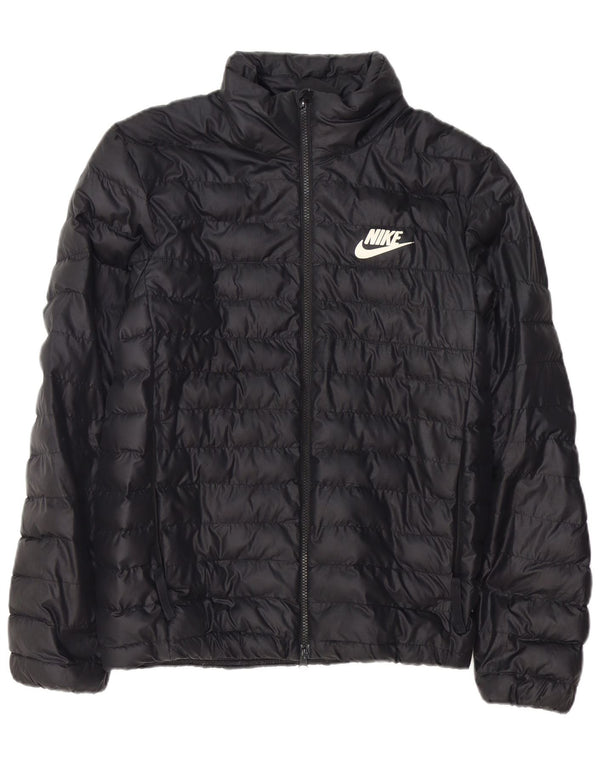 Nike Chaqueta acolchada para hombre UK 36 Small Negro Poliéster