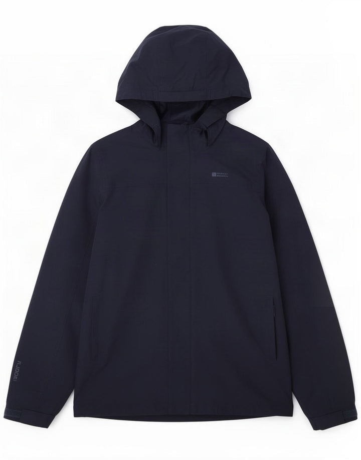 Mountain Warehouse Chubasquero con capucha para niños 12-13 años Poliéster azul marino