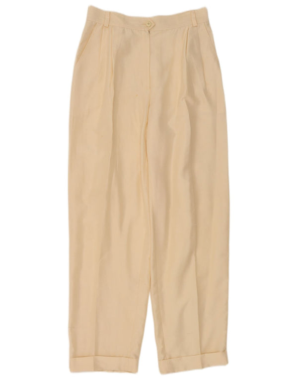 Rosanna Manzoni Pantalones casuales para mujer IT 44 Medium W26 L28 Beige