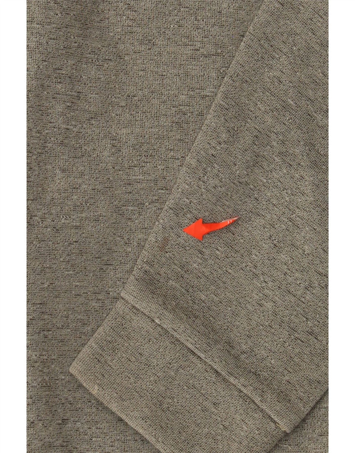 Adidas - Sudadera con capucha y cremallera para hombre, algodón gris medio