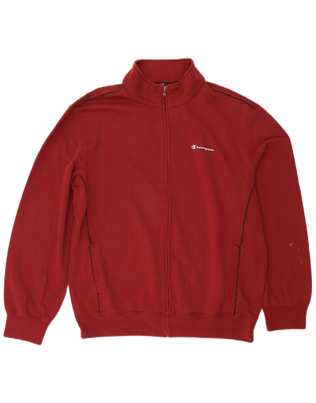 Champion Chaqueta de chándal para hombre, talla 3XL, algodón burdeos