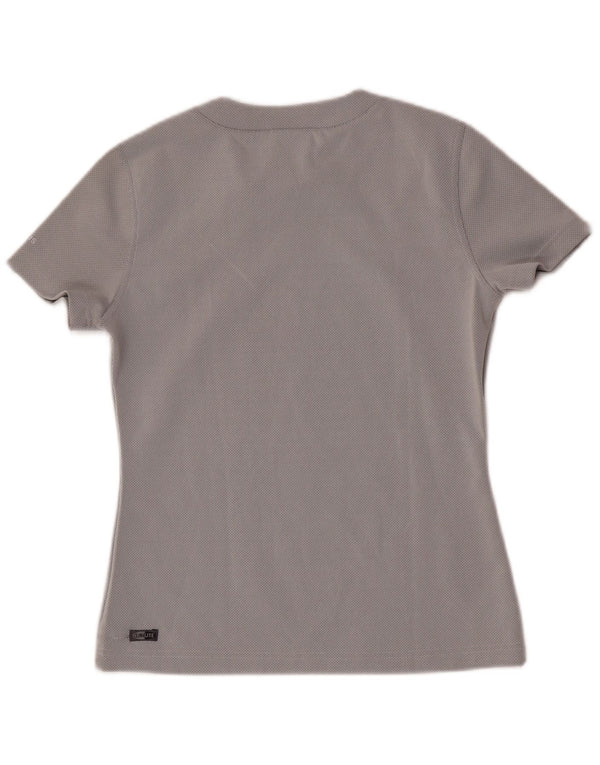 Adidas Camiseta Mujer Top UK 40 Grande Gris Poliéster Deportes