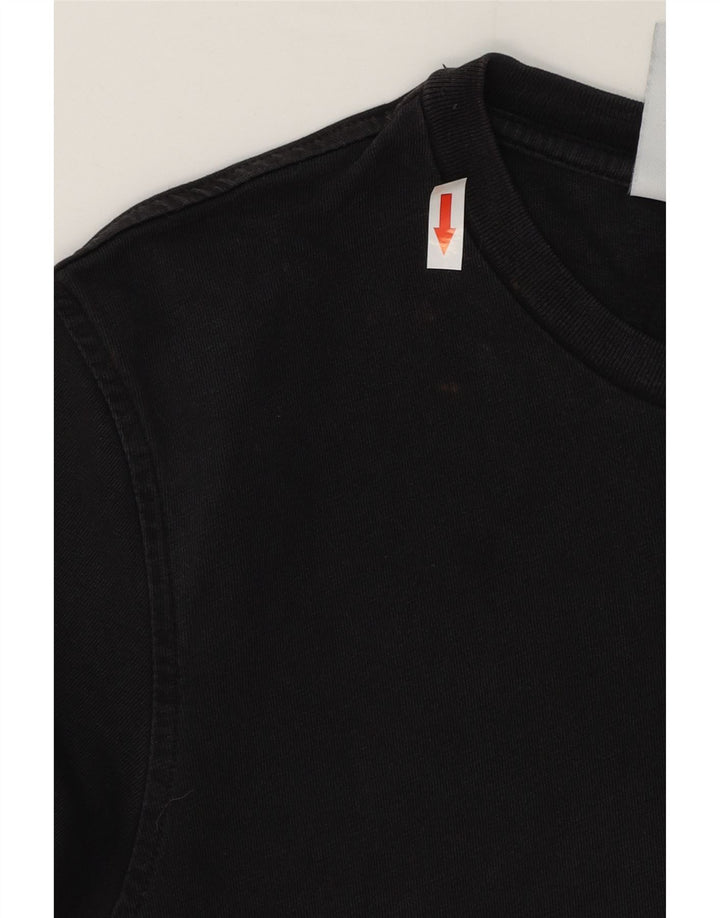 Adidas - Camiseta para hombre, talla grande, algodón negro