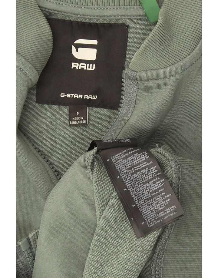 G-Star Hombre Chándal Top Chaqueta Pequeña Algodón Verde