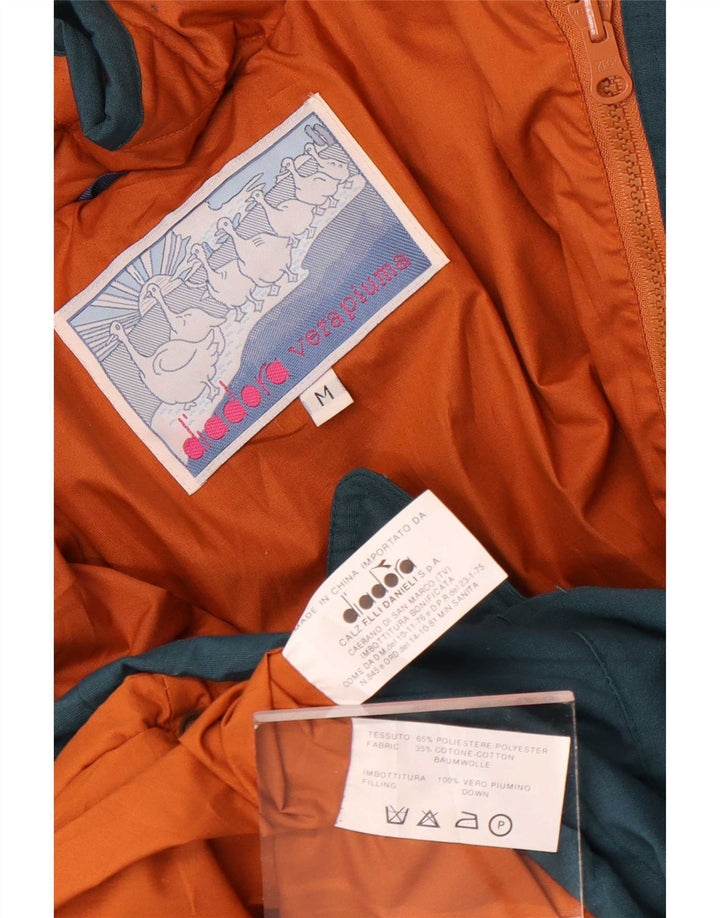 Diadora Chaqueta Acolchada Hombre ES 38 Verde Medio Poliéster