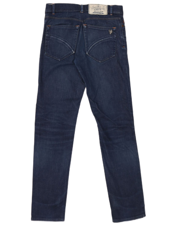 Harmont & Blaine Mens Slim Jeans W34 L32 Blue Cotton